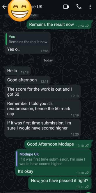 Feedback from a Craig Educational Consult Customer